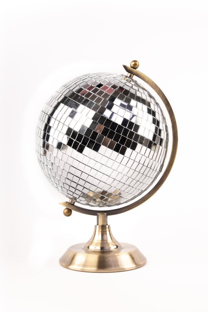 Discobal Globe Wereldbol Woonaccessoire Decoratie Spiegels, Ophalen of Verzenden, Nieuw, Versiering, Carnaval