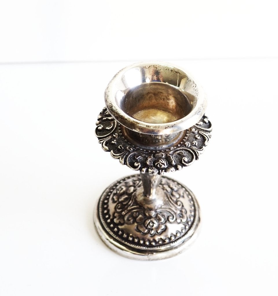 Djokja zilveren kandelaar Delux, Ophalen of Verzenden, Zilver