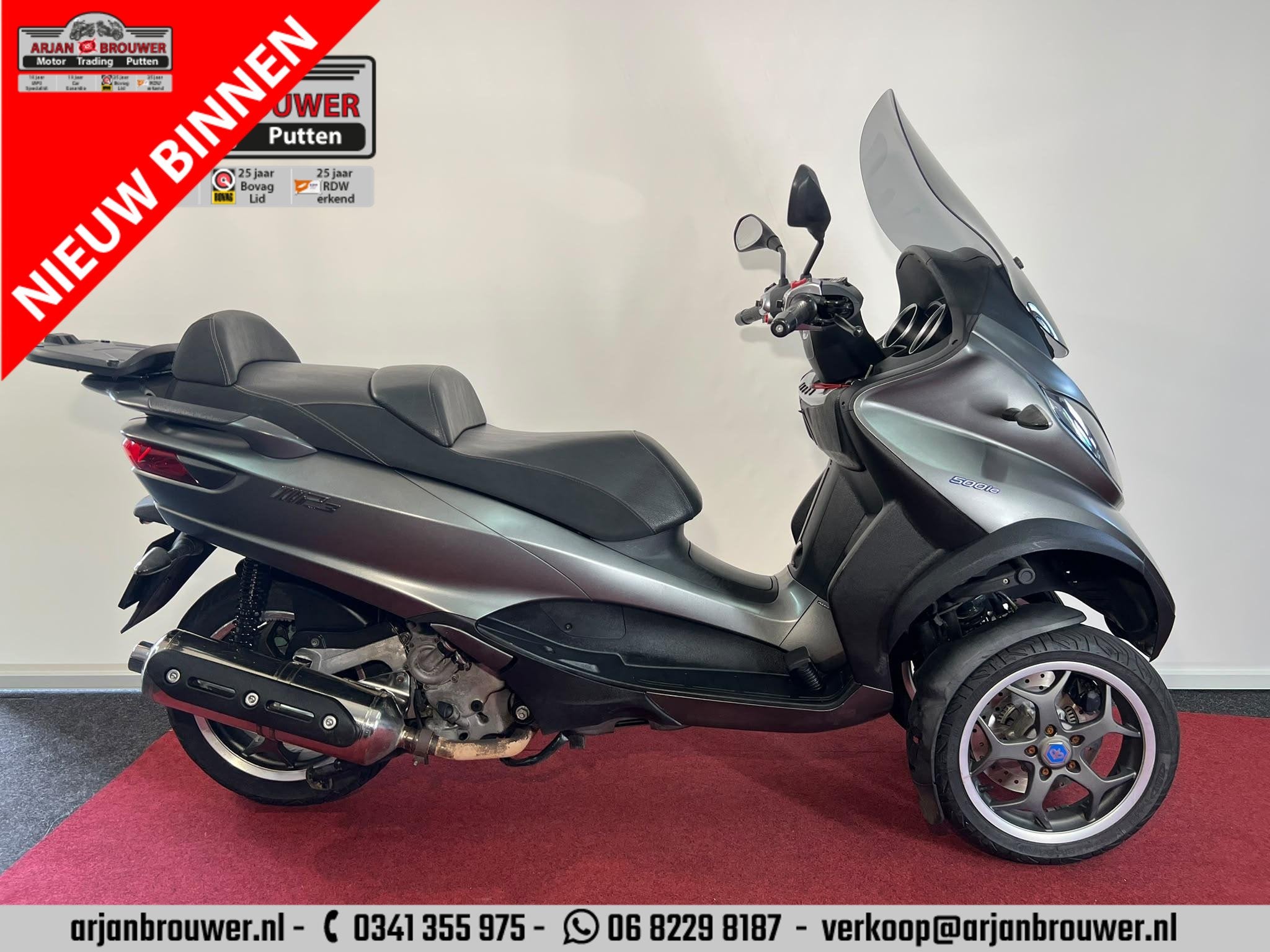 Piaggio 500 LT MP3 Sport ABS, Scooter, 493 cc, Bedrijf, Piaggio Vespa B.V.