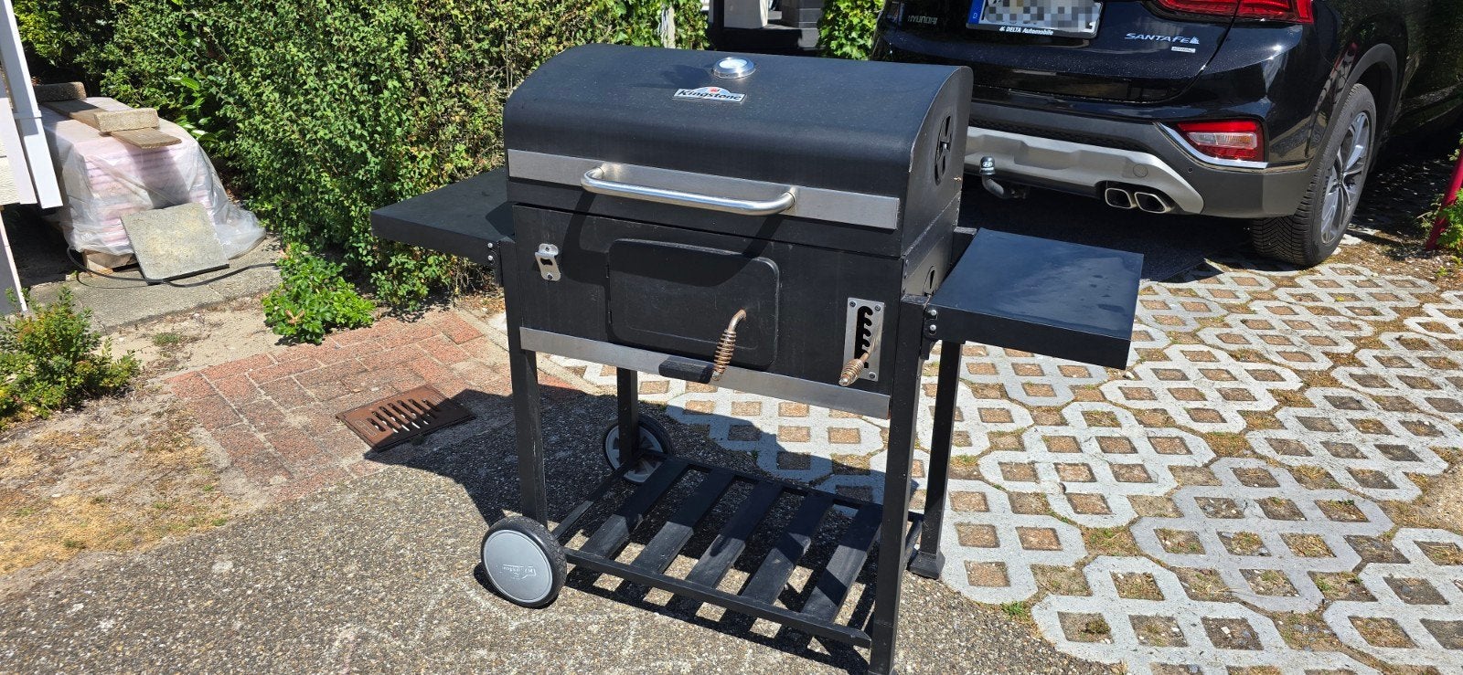 Kingstone houtskoolbarbecue inclusief beschermhoes, Ophalen, Gebruikt
