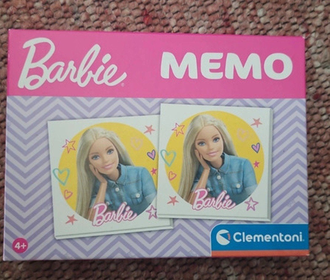 Barbie Memory spel van Clementoni - Compleet, Ophalen, Jongen of Meisje