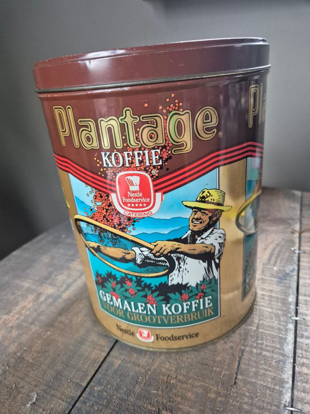 nestle plantage koffie blik, Ophalen of Verzenden, Gebruikt, Koffie