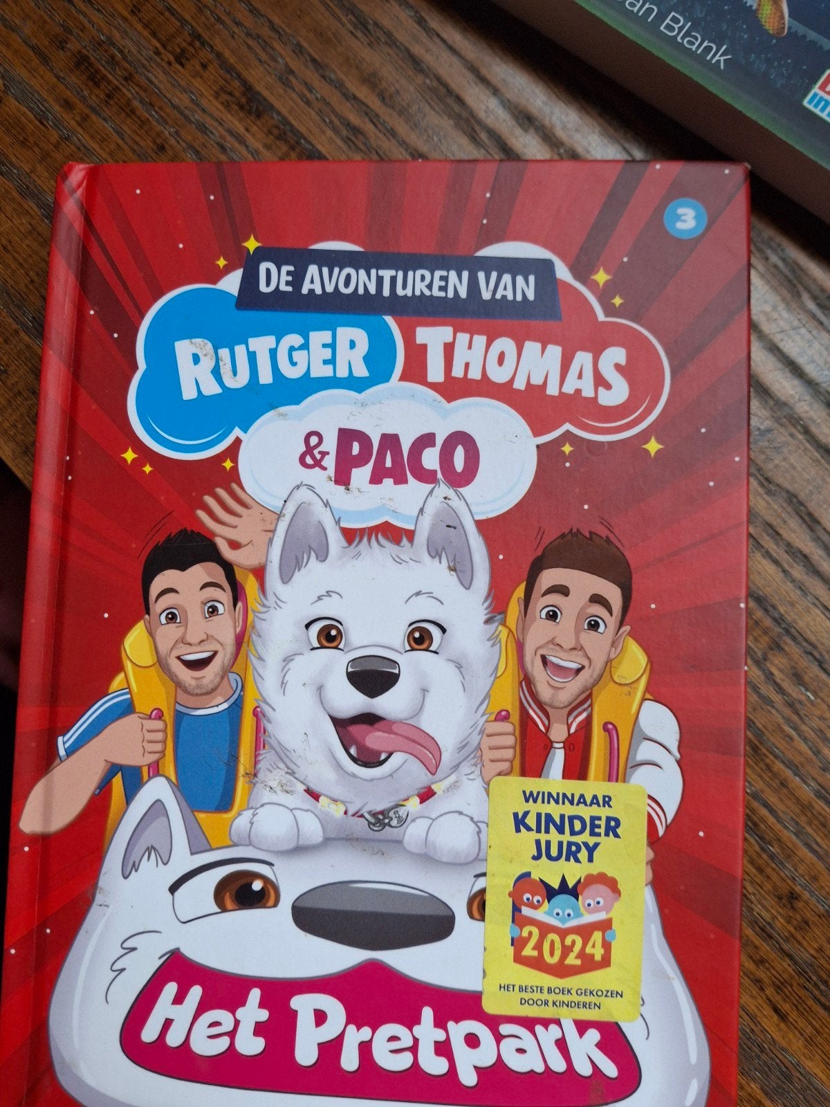 boek avonturen van Rutger, Thomas en Paco het pretpark, Boeken, Ophalen of Verzenden, Nieuw, Billy Bones