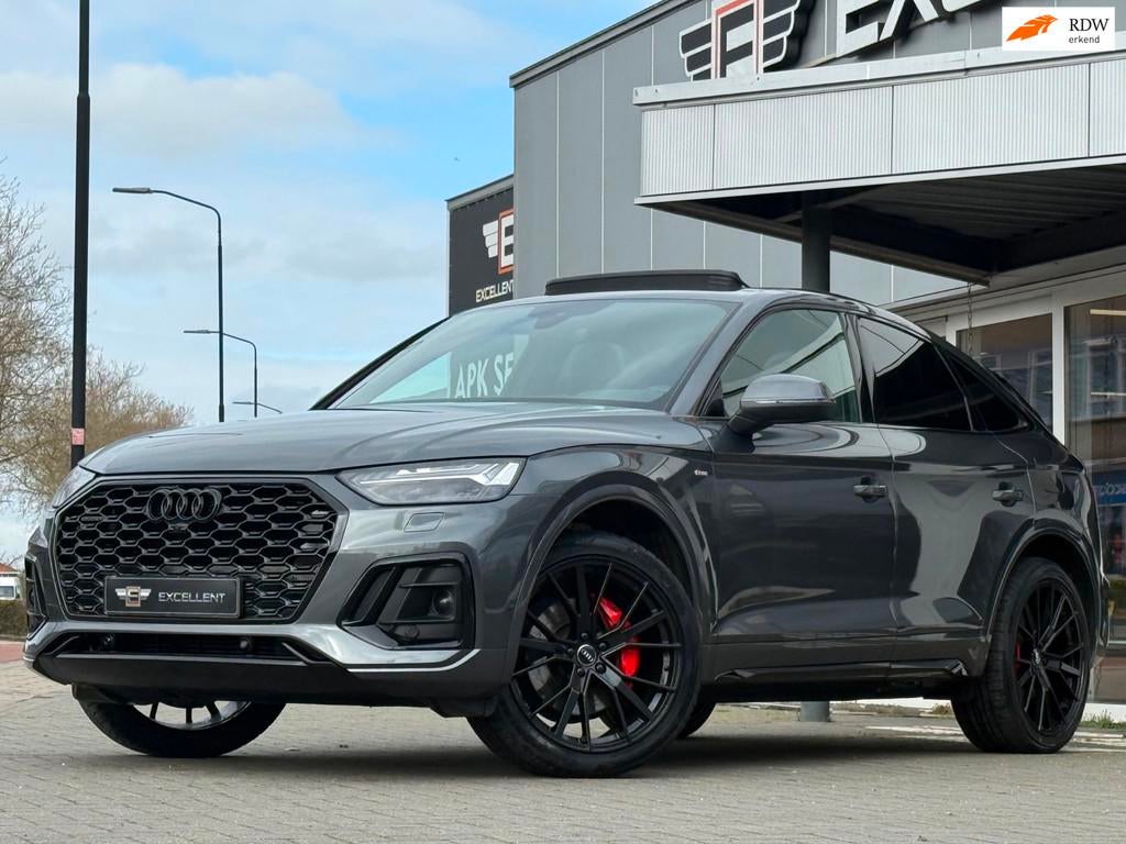 Audi Q5 Sportback 50 TFSI e quattro S tronic Black edition |, Auto's, Audi, Bedrijf, Te koop, Q5, 4x4, ABS, Achteruitrijcamera