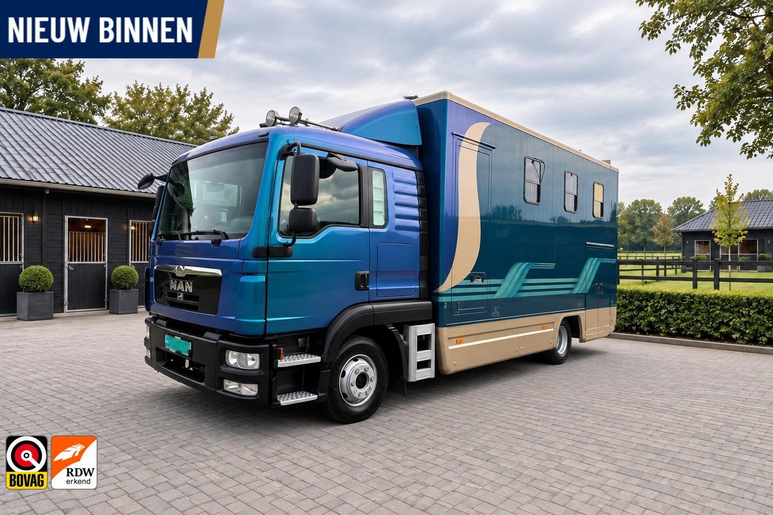 MAN TGL Paarden transport, Auto's, MAN, Bedrijf, 220 pk, Te koop