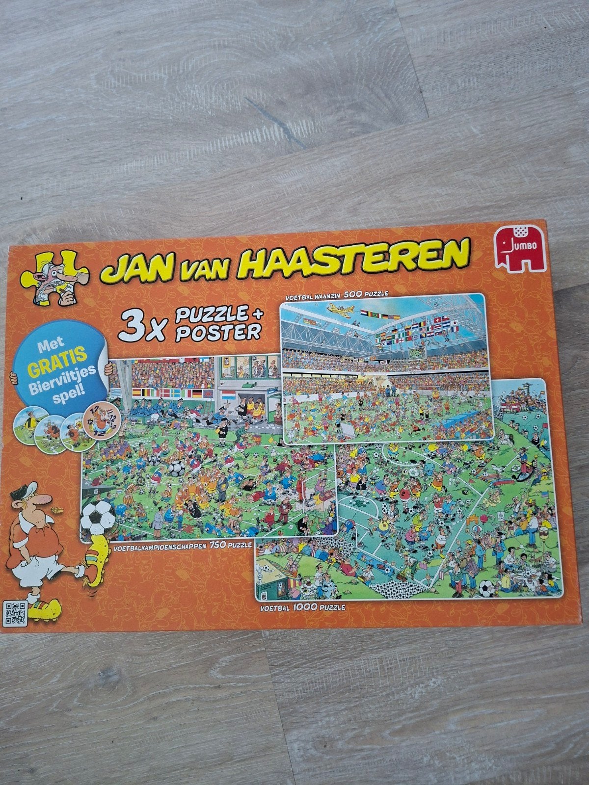 Jan van Haasteren puzzel, combidoos, Ophalen, 500 t/m 1500 stukjes, Gebruikt, Legpuzzel
