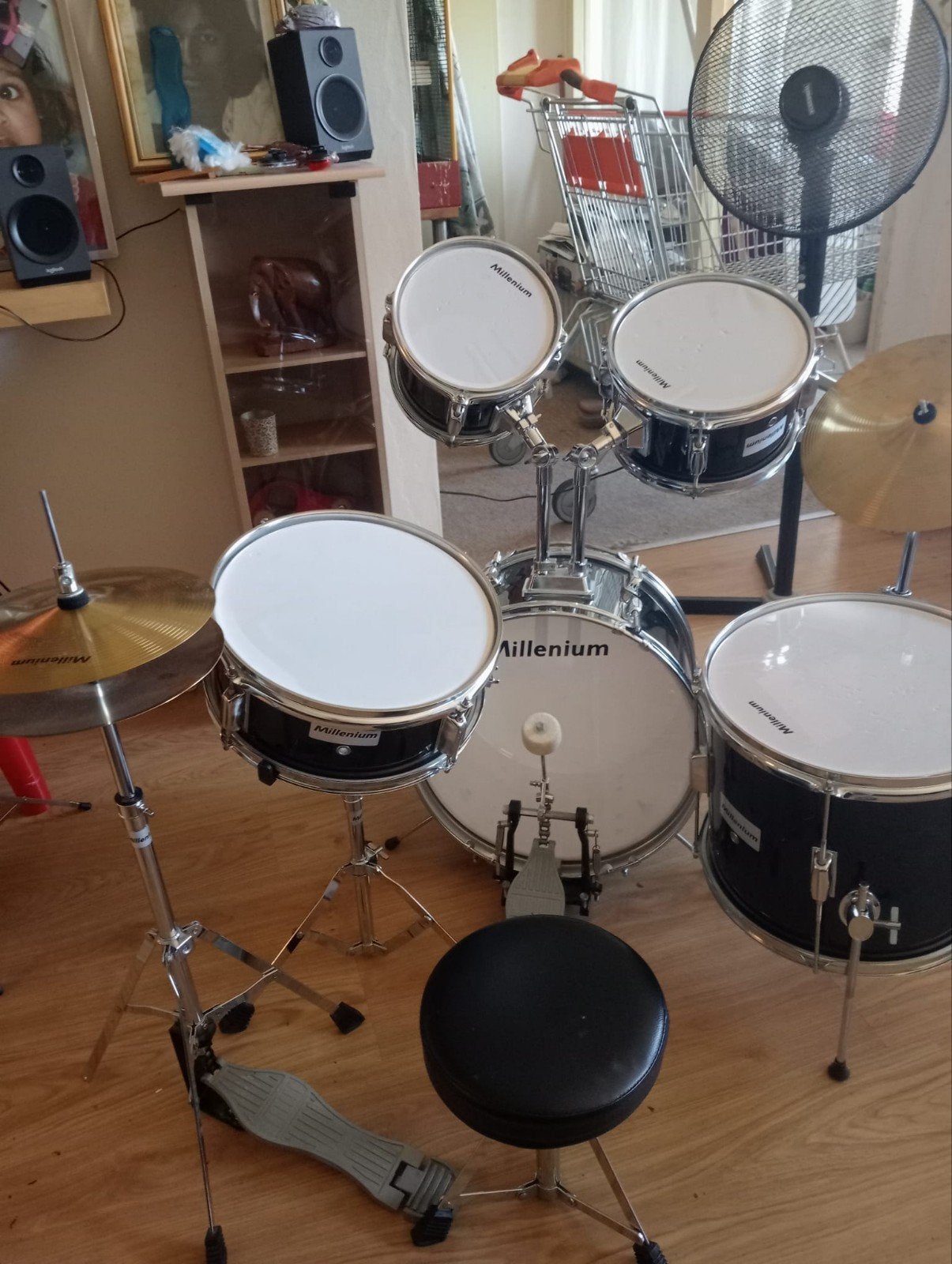 drumstel, Muziek en Instrumenten, Drumstellen en Slagwerk, Ophalen, Gebruikt, Overige merken