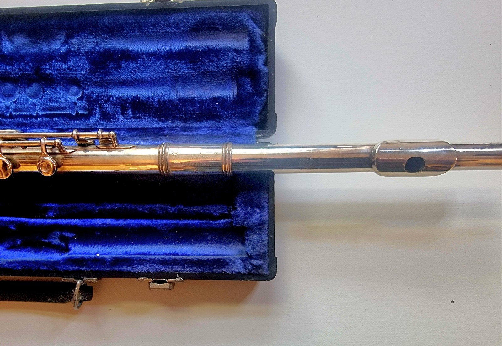 Gemeinhardt Elkhardt Indiana M2 Dwarsfluit met KGG kop, Verzenden, Gebruikt
