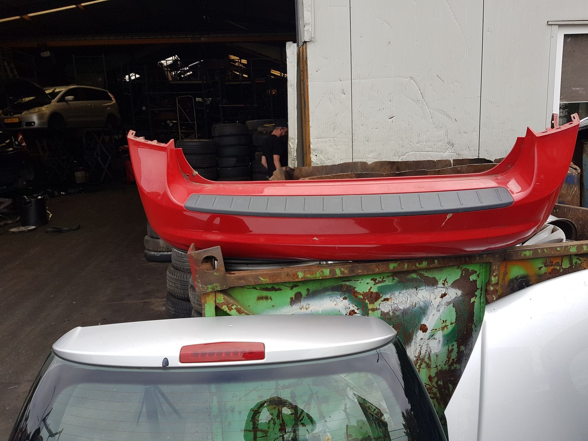 VOLVO V50 ACHTERBUMPER BJ 2004 TOT 2007, Gebruikt, -, -, Ophalen of Verzenden