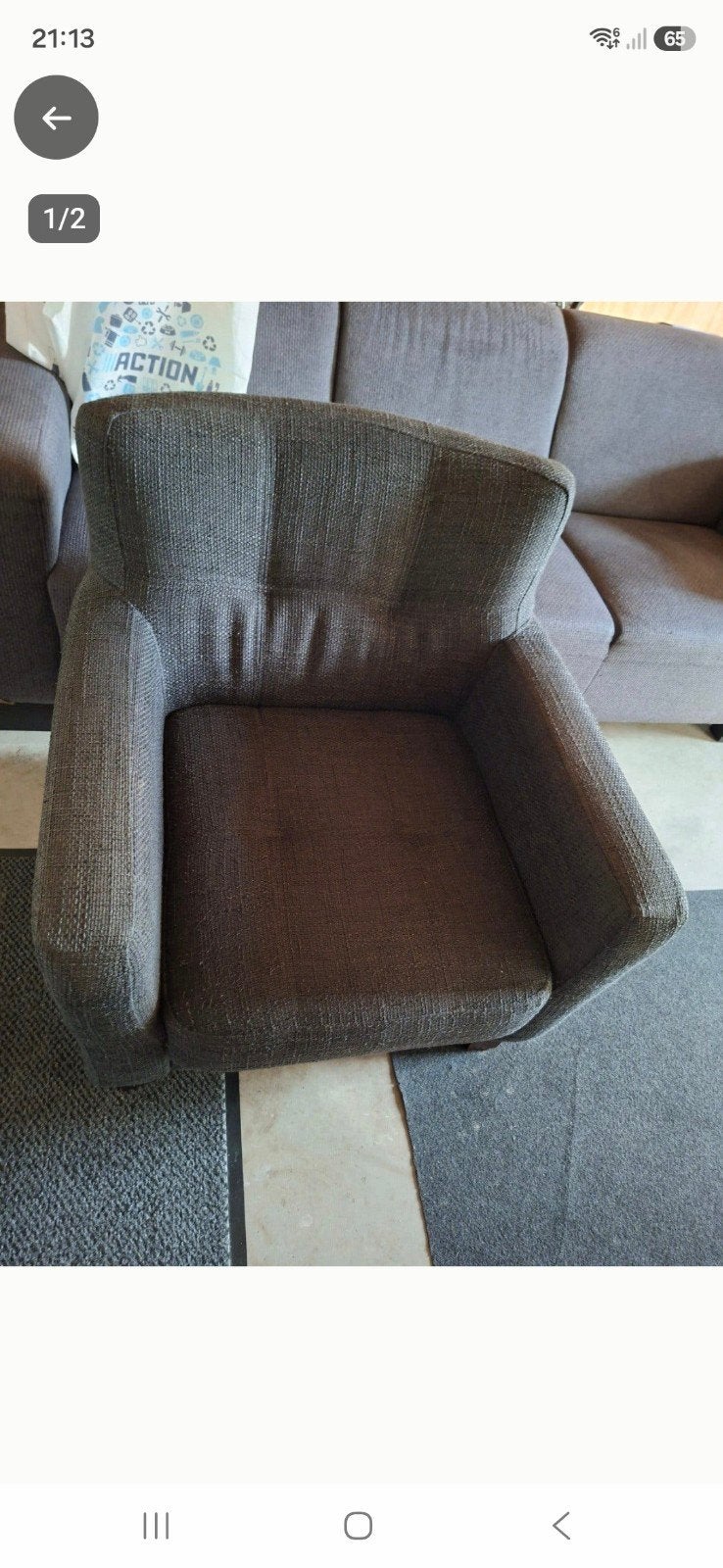 GRATIS  mooie stoel, Ophalen of Verzenden, Gebruikt, 50 tot 75 cm