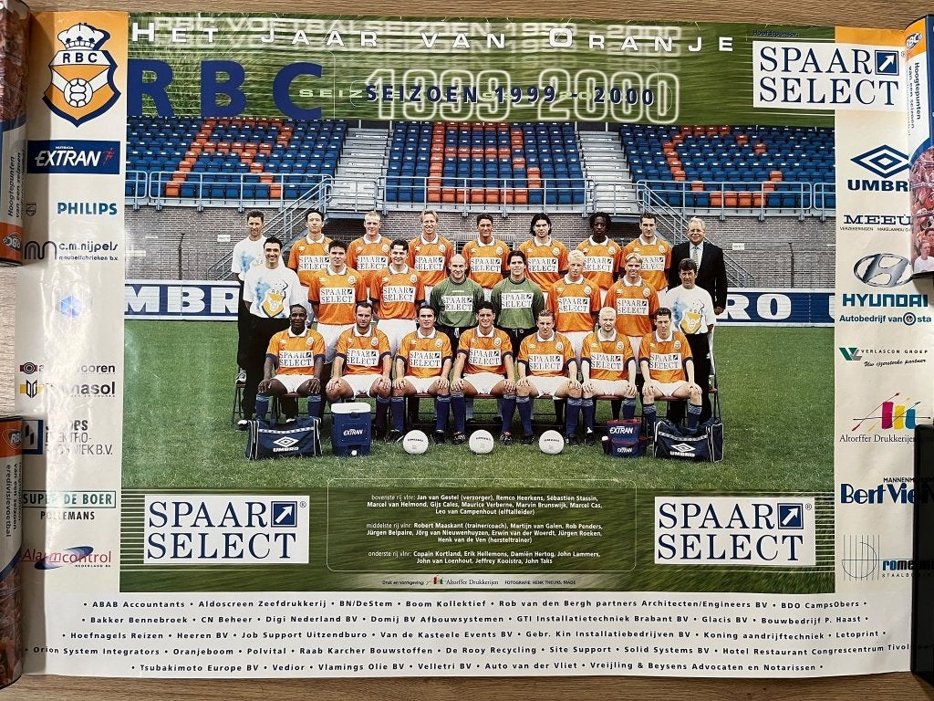 RBC Seizoen 1999-2000 Team Poster, Verzamelen, Ophalen of Verzenden, Gebruikt, Overige binnenlandse clubs, Poster, Plaatje of Sticker