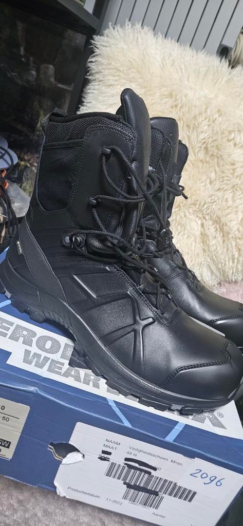 Haix Black Eagle Safety 50 Hoge Werkschoenen Maat 46, Kleding | Heren, Schoenen, Ophalen of Verzenden, Nieuw, Zwart, Werkschoenen