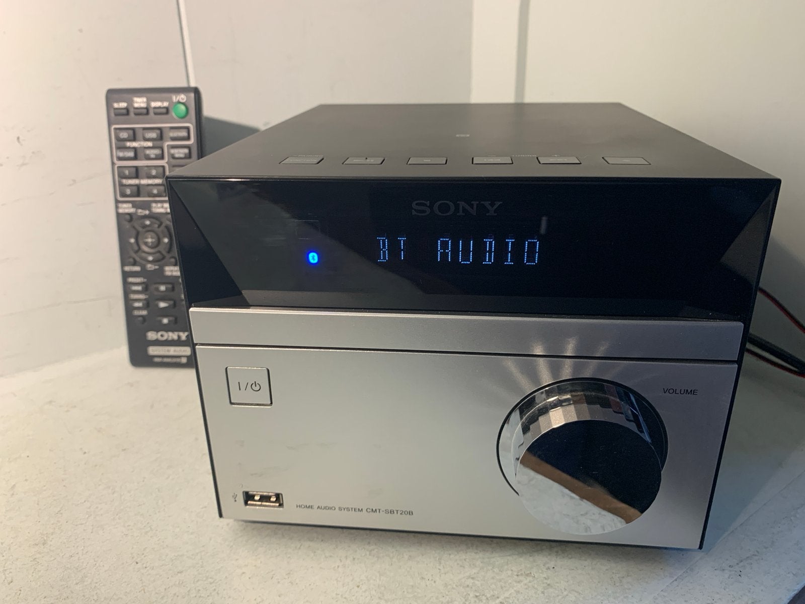 Sony CMT-SBT20B Microset met Bluetooth en CD-speler & DAB, Ophalen of Verzenden, Zo goed als nieuw, Microset, Sony