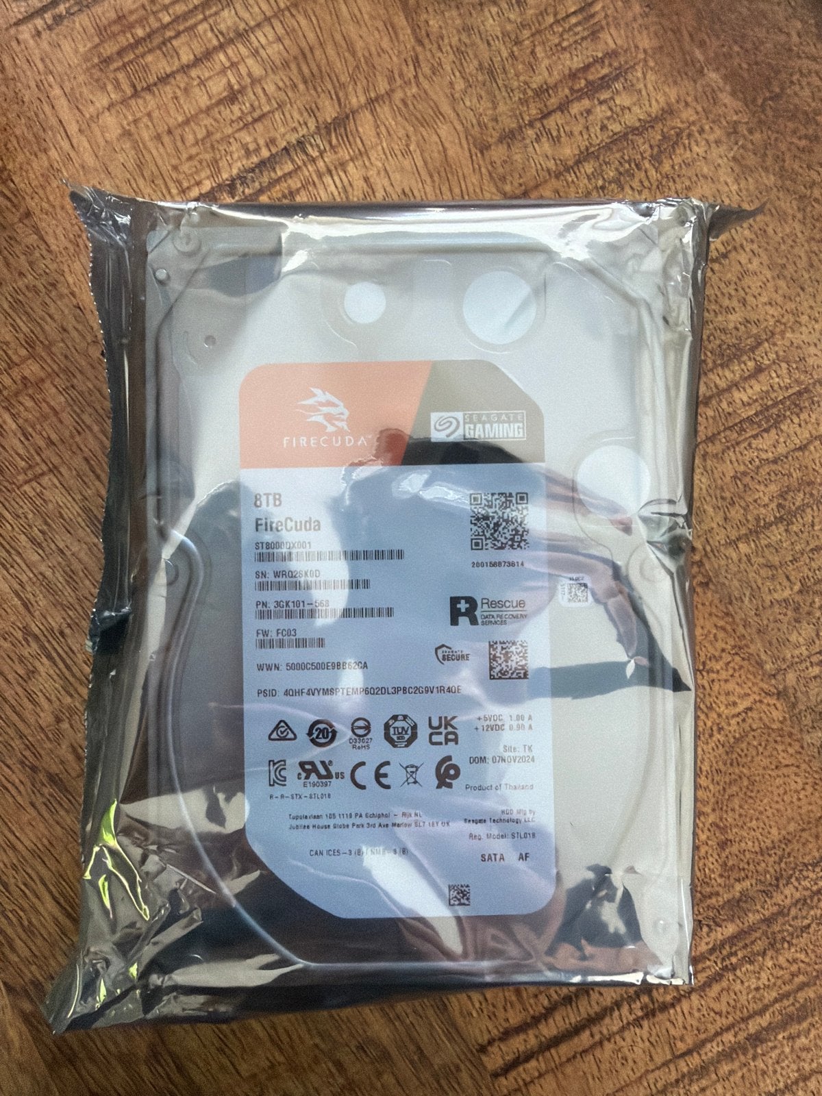 Seagate FireCuda 8TB Gaming HDD - Nieuw in verpakking, Intern, 8TB, Nieuw, Ophalen of Verzenden