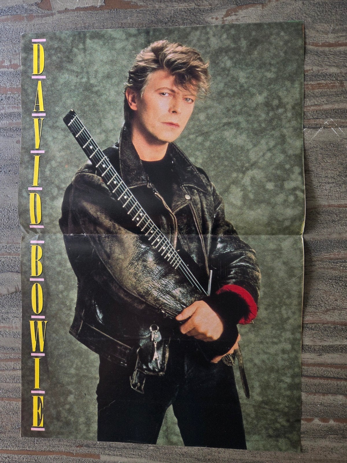 Vintage David Bowie Poster, Verzamelen, Posters, Rechthoekig Staand, Ophalen of Verzenden, Zo goed als nieuw, A1 t/m A3