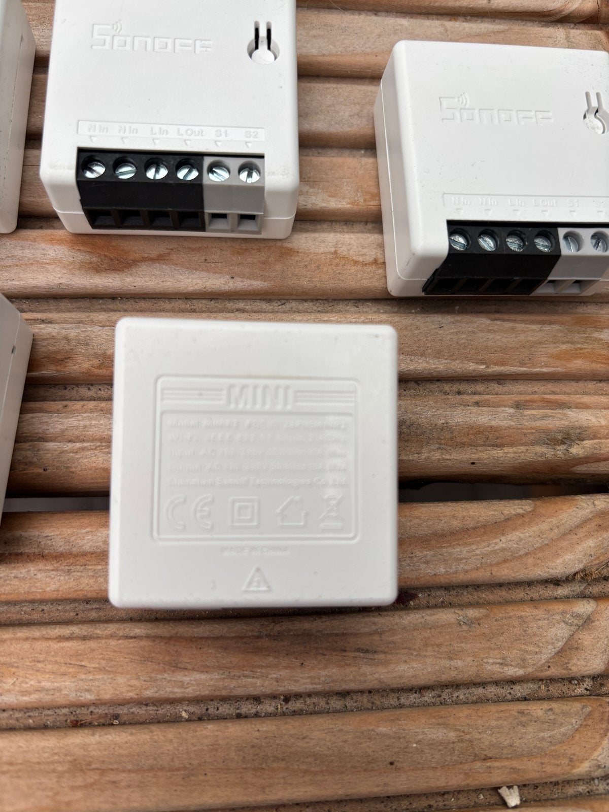 Sonoff Mini R2 en Sonoff Mini met Tasmota firmware, Ophalen of Verzenden, Gebruikt, Overige merken, Schakelaar