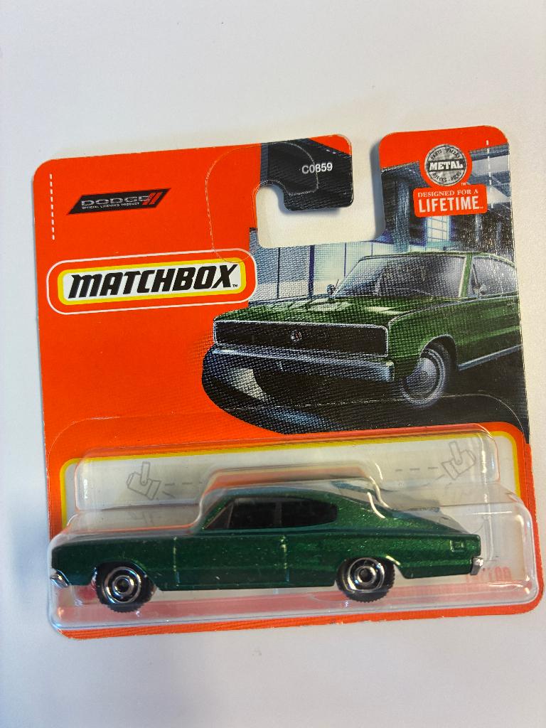 89763: Dodge Charger - 1966 - Matchbox, Nieuw, Ophalen of Verzenden, Gondel 1, 1186MJ Amstelveen, Service.nl@mattel.com
