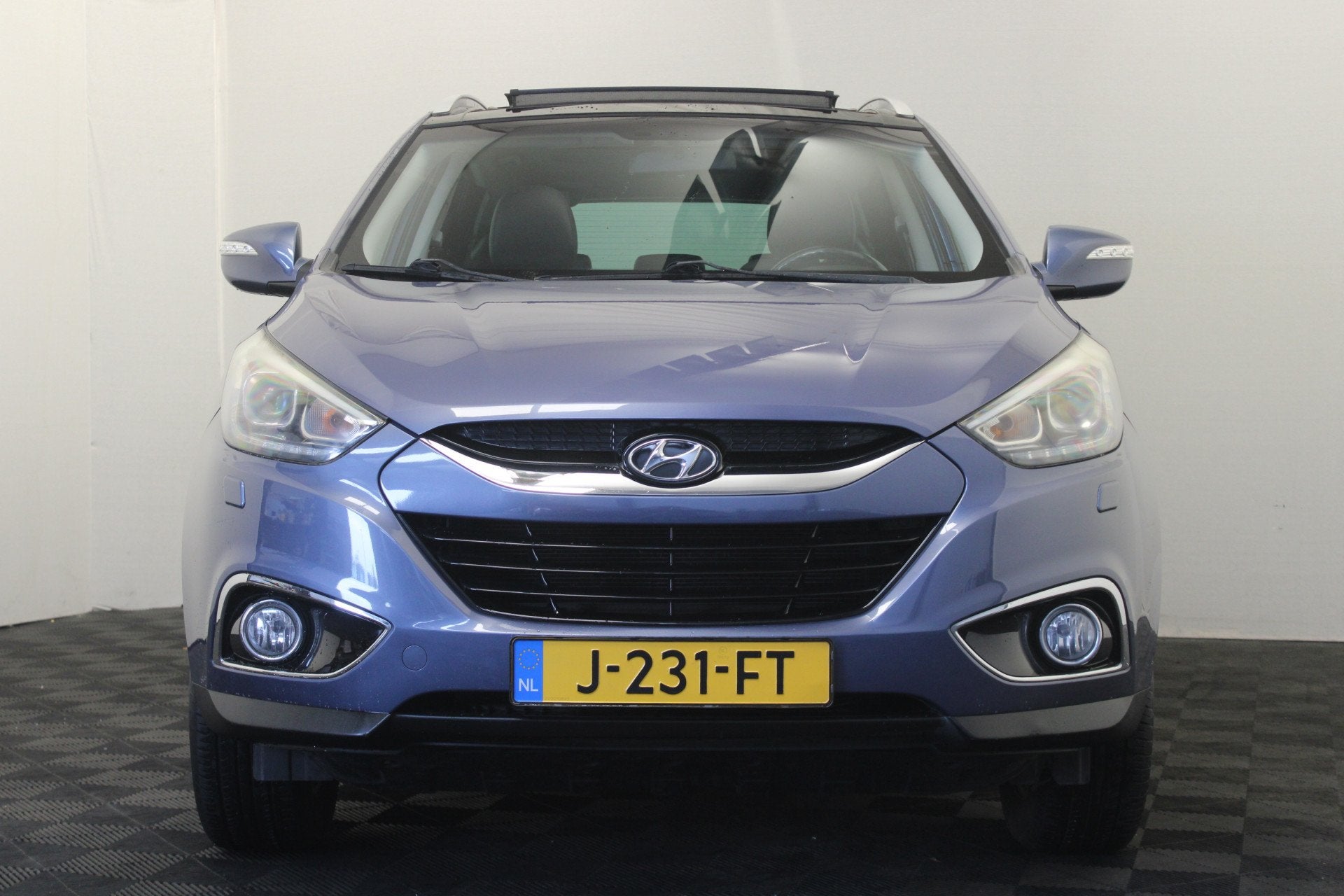Hyundai ix35 1.6i GDI Business Edition |Pano|Navi|, Auto's, Voorwielaandrijving, Euro 5, 4 cilinders, Blauw