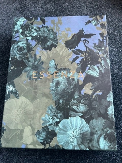 Essenza Dekbedovertrek 260 100% Satijn Organic Katoen 300TC, Info@essenzahome.nl, Blauw, Essenza, Dekbedovertrek