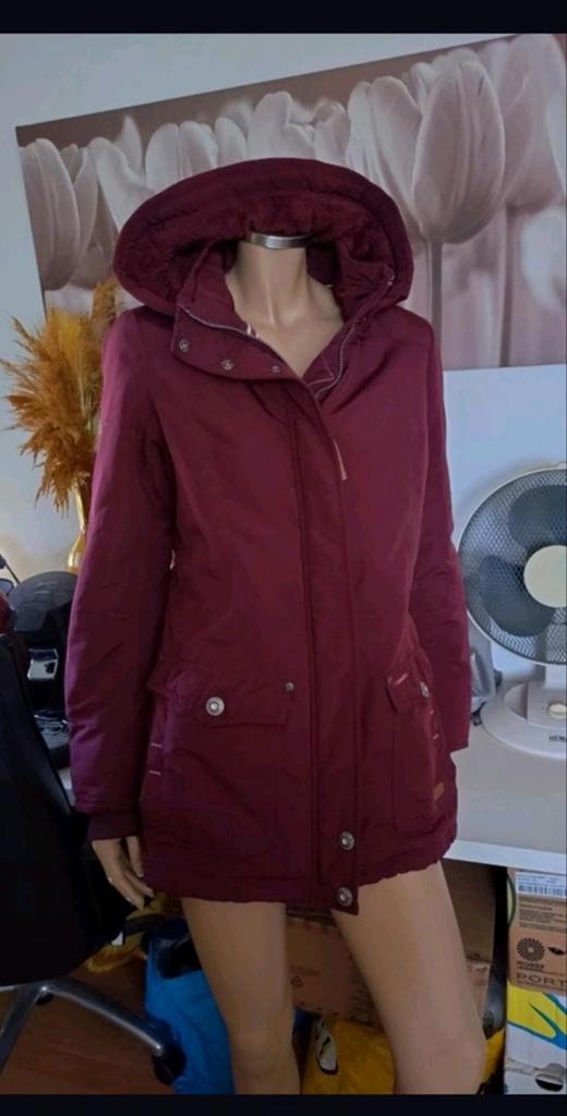 Mooie bordeaux rode jas van S'questo maat 38 40, Ophalen of Verzenden, Zo goed als nieuw, Maat 38/40 (M), Rood