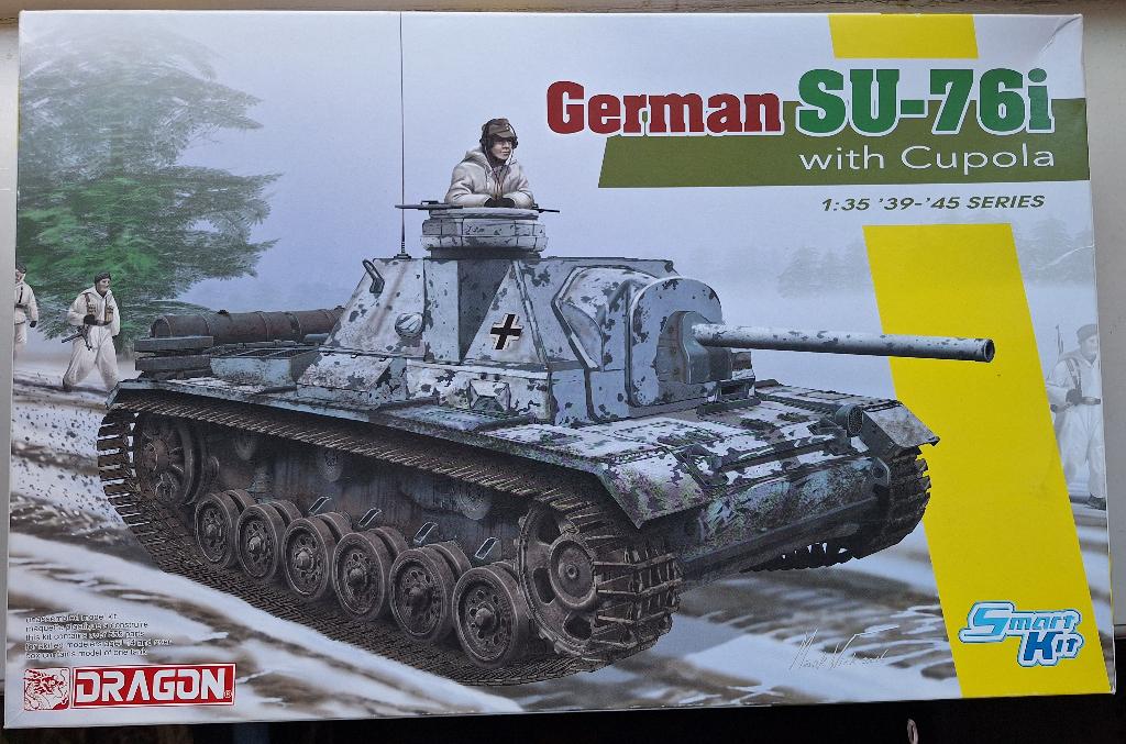 German SU-76i with cupola - Dragon 1/35 Smartkit, Overige merken, Tank, Verzenden, 1:32 tot 1:50