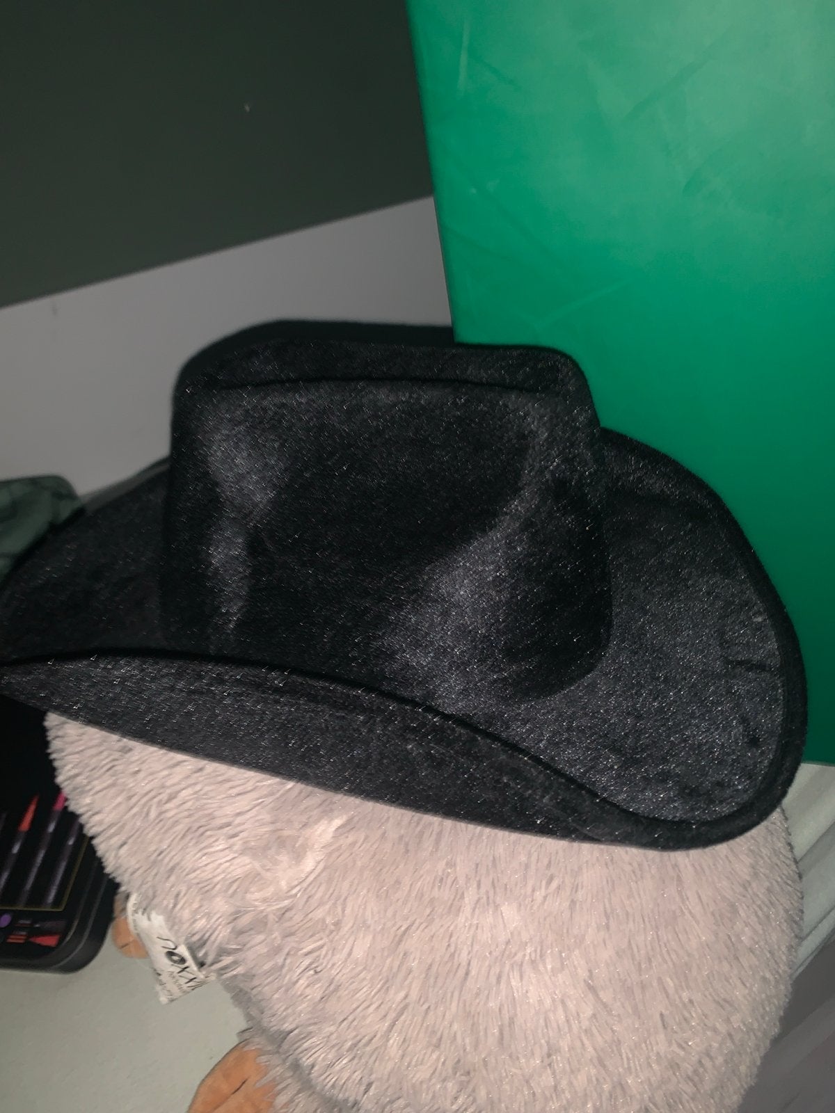 Zwarte Cowboyhoed - Perfect voor Feestjes en Verkleedpartije, Ophalen, Gebruikt, Hoed of Pruik, Overige