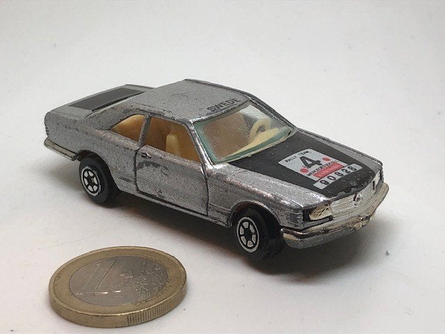Mercedes 500 SEC, Yatming, Ophalen of Verzenden, Gebruikt, Auto