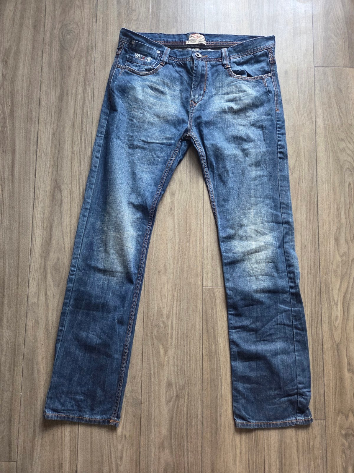 Nette heren spijkerbroek / jeans van CJW in maat 36 (ZGAN), W36 - W38 (confectie 52/54), Blauw, Ophalen of Verzenden, Zo goed als nieuw