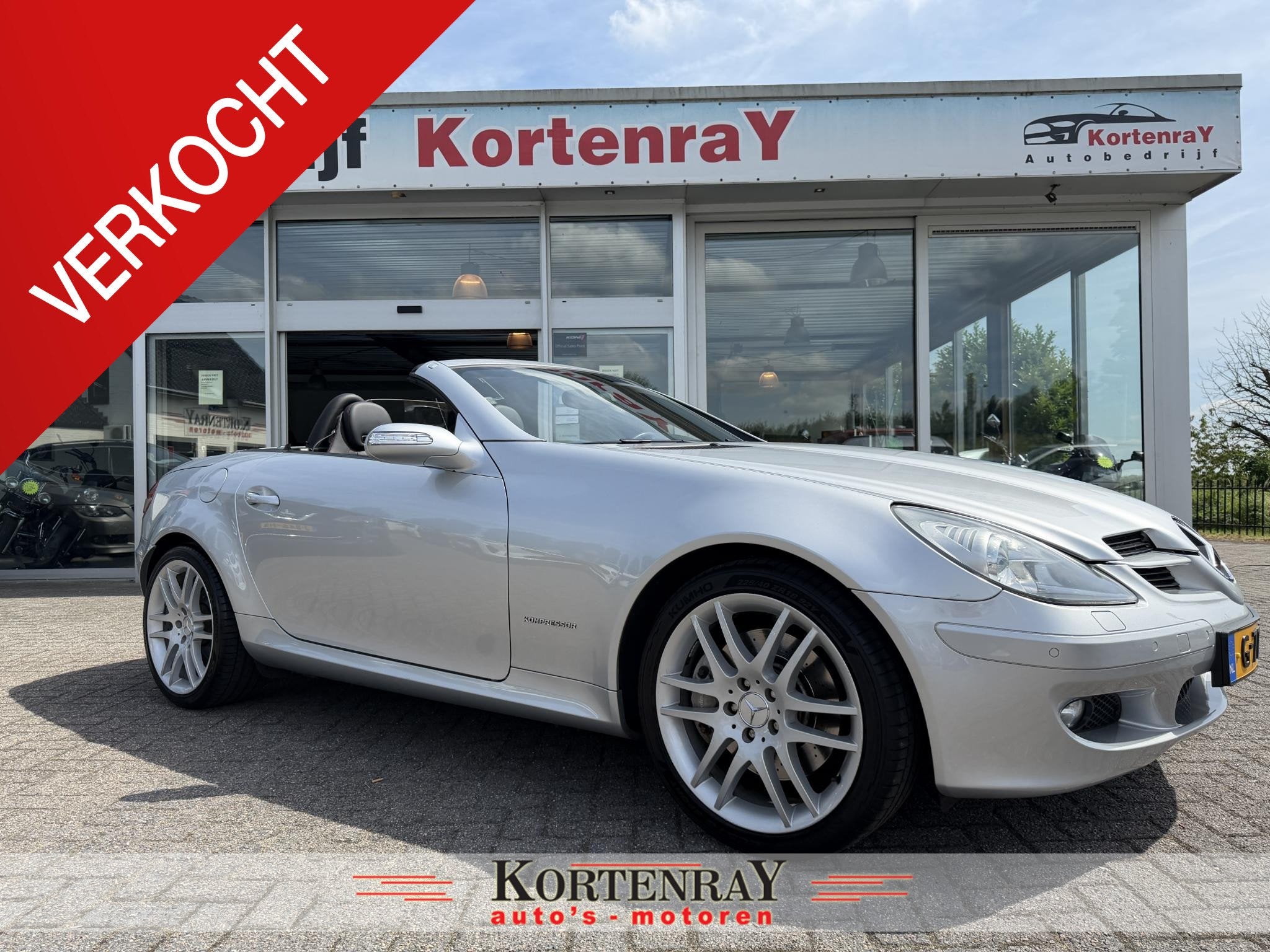 Mercedes-Benz SLK 200 K in nieuwstaat ,vol opties, en de hel, Automaat, Achterwielaandrijving, Gebruikt, 4 cilinders