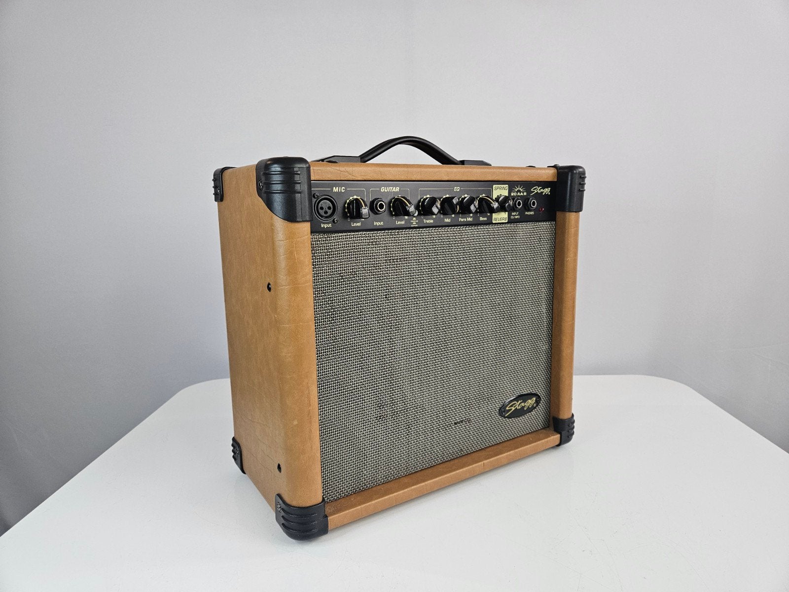 Stagg 20 AAR Akoestische Gitaarversterker 20W, Muziek en Instrumenten, Gebruikt, Stagg, Minder dan 50 watt, Onbekend