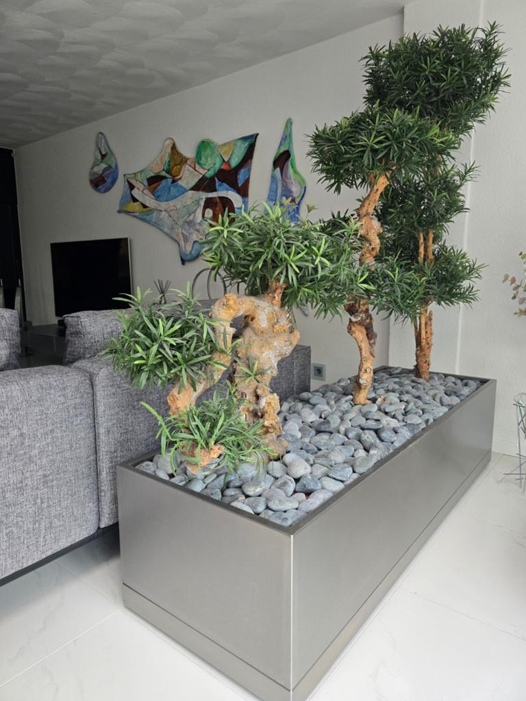 RVS Plantenbak 180x60 cm - Modern Design, 100 cm of meer, Nieuw, Ophalen of Verzenden, Metaal