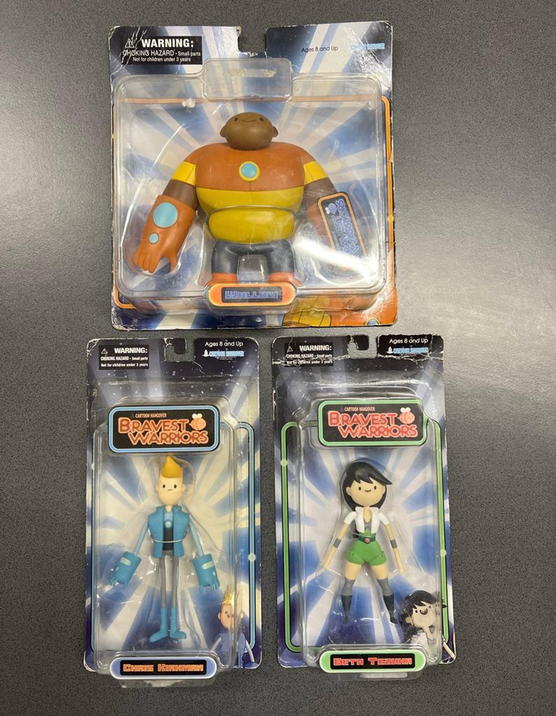 Bravest Warriors 2013 actie-pop figuren - Wallow Chris Beth, Nieuw, Ophalen of Verzenden, H, H