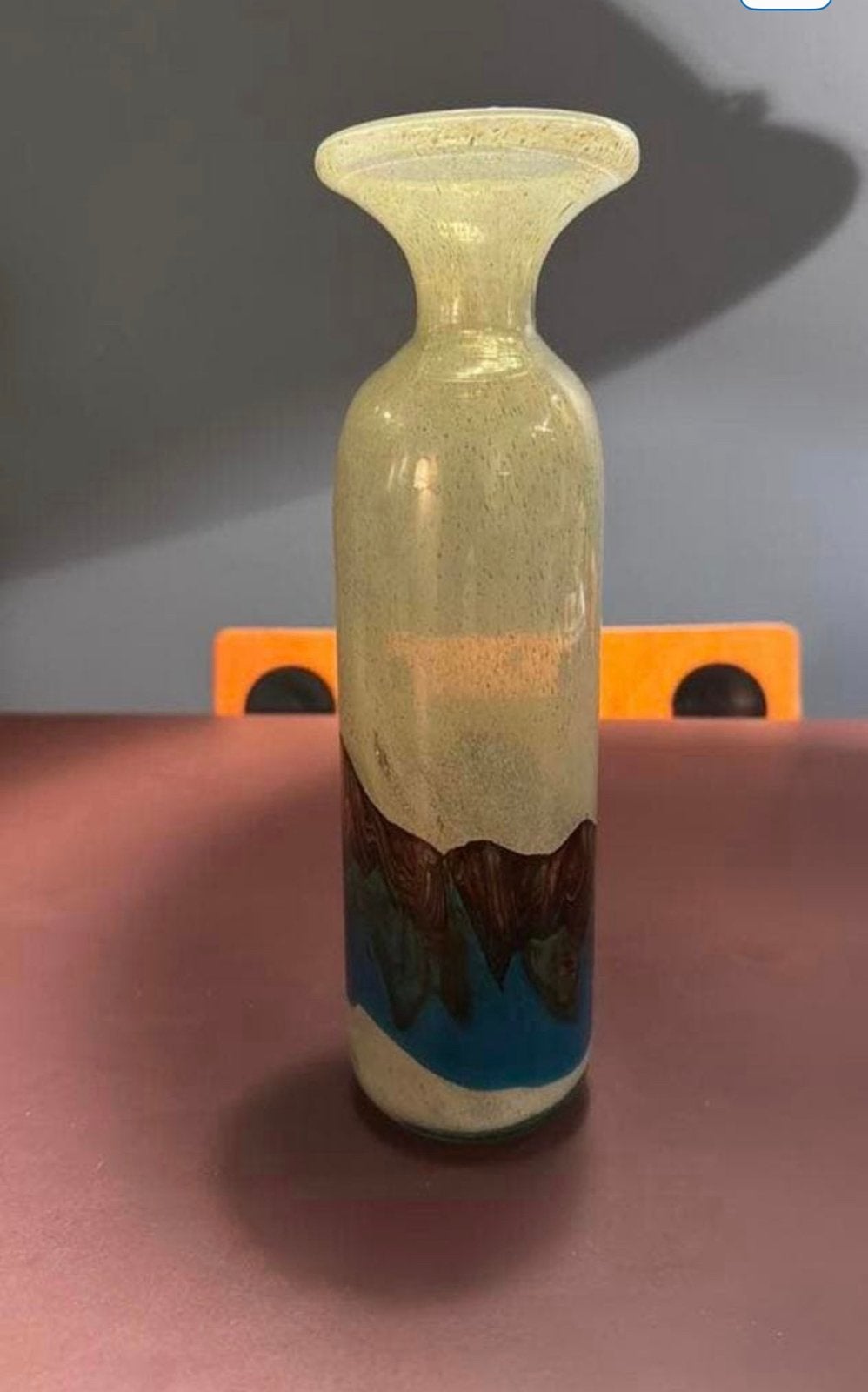 Vintage Mdina insciptie Sand & Sea vaas.578, Ophalen of Verzenden