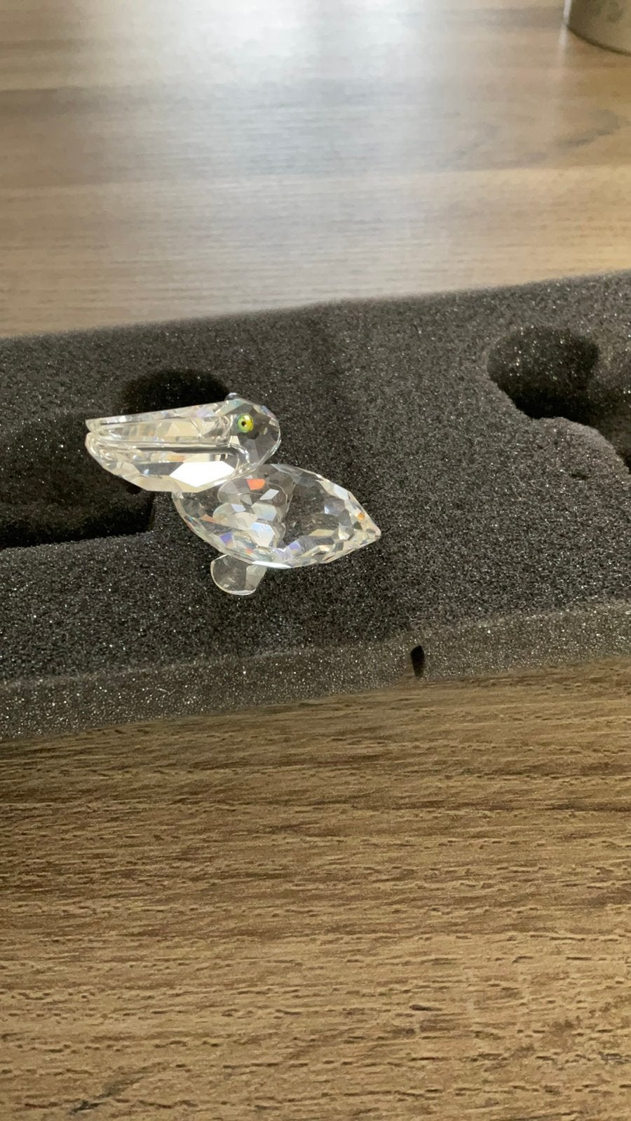 Swarovski pelikaan, Verzamelen, Swarovski, Ophalen of Verzenden, Zo goed als nieuw, Figuurtje