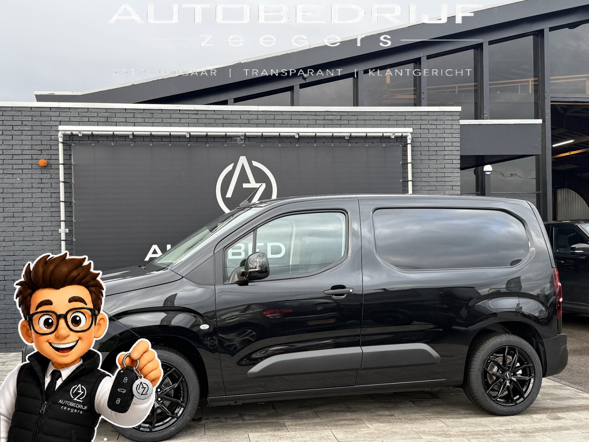 Opel Combo 1.5 BlueHDi 100 S&S L1 (bj 2024), Voorwielaandrijving, Euro 6, Zwart, Bedrijf