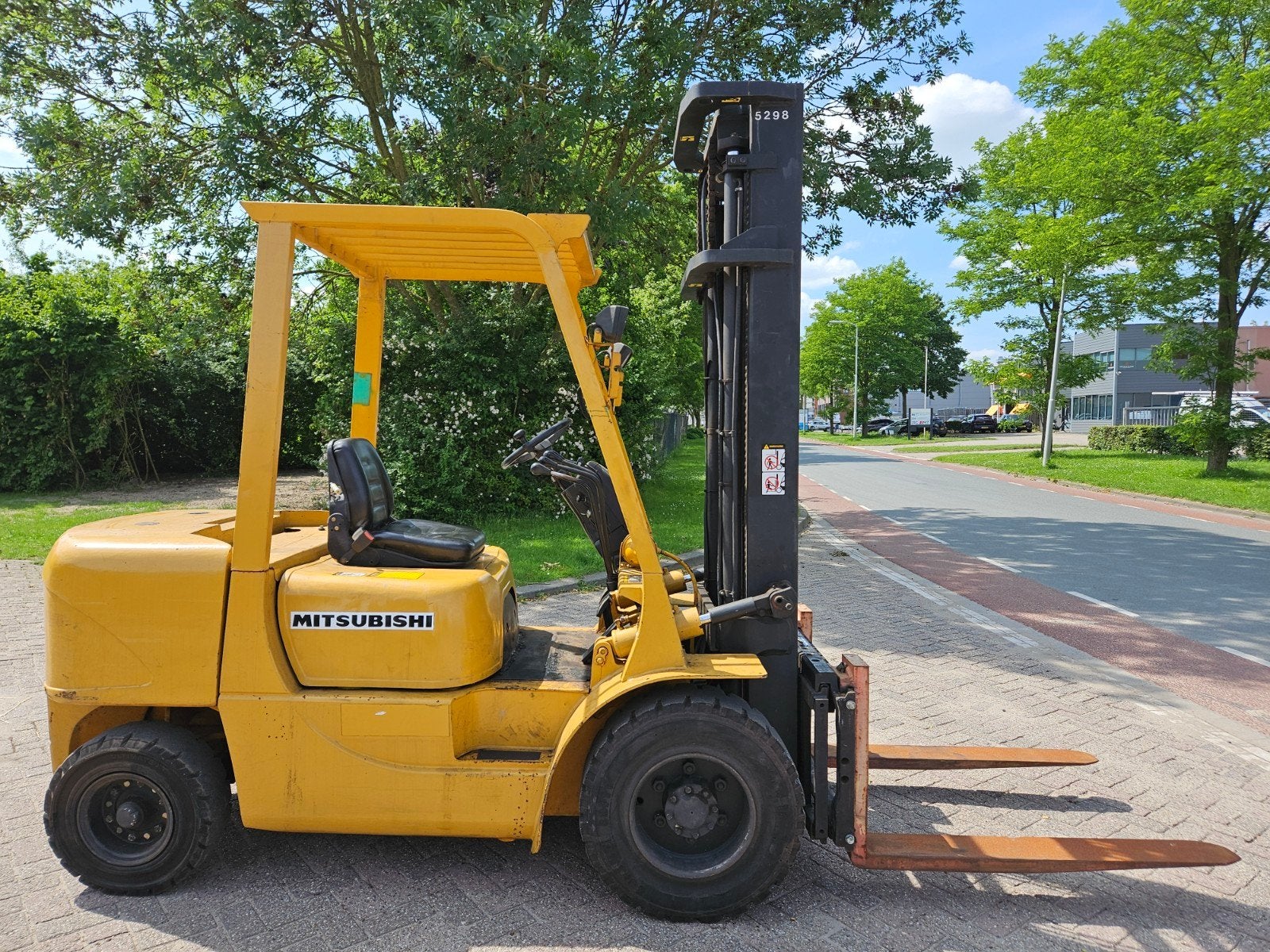 Te koop Mitsubishi FD30 diesel heftruck, Ophalen, 3000 tot 4000 kg, Heftruck, Mitsubischi