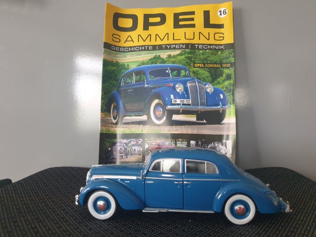 Opel Admiral 1938 1:24 Hachette Opel Sammlung, Hobby en Vrije tijd, Modelauto's | 1:24, Ophalen of Verzenden, Nieuw, Auto, Overige merken