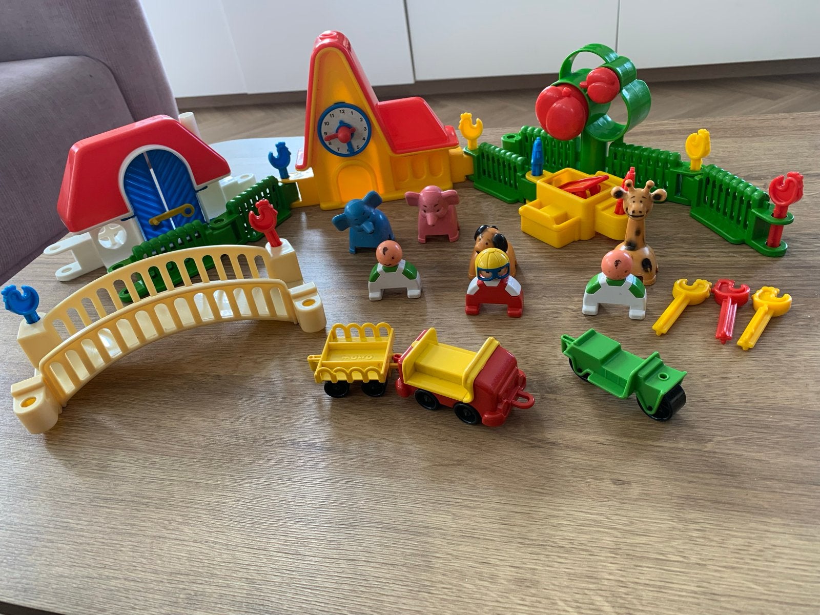 Vintage Molto Speelgoed Set - Boerderij en Dieren, Ophalen of Verzenden, Gebruikt, Overige typen