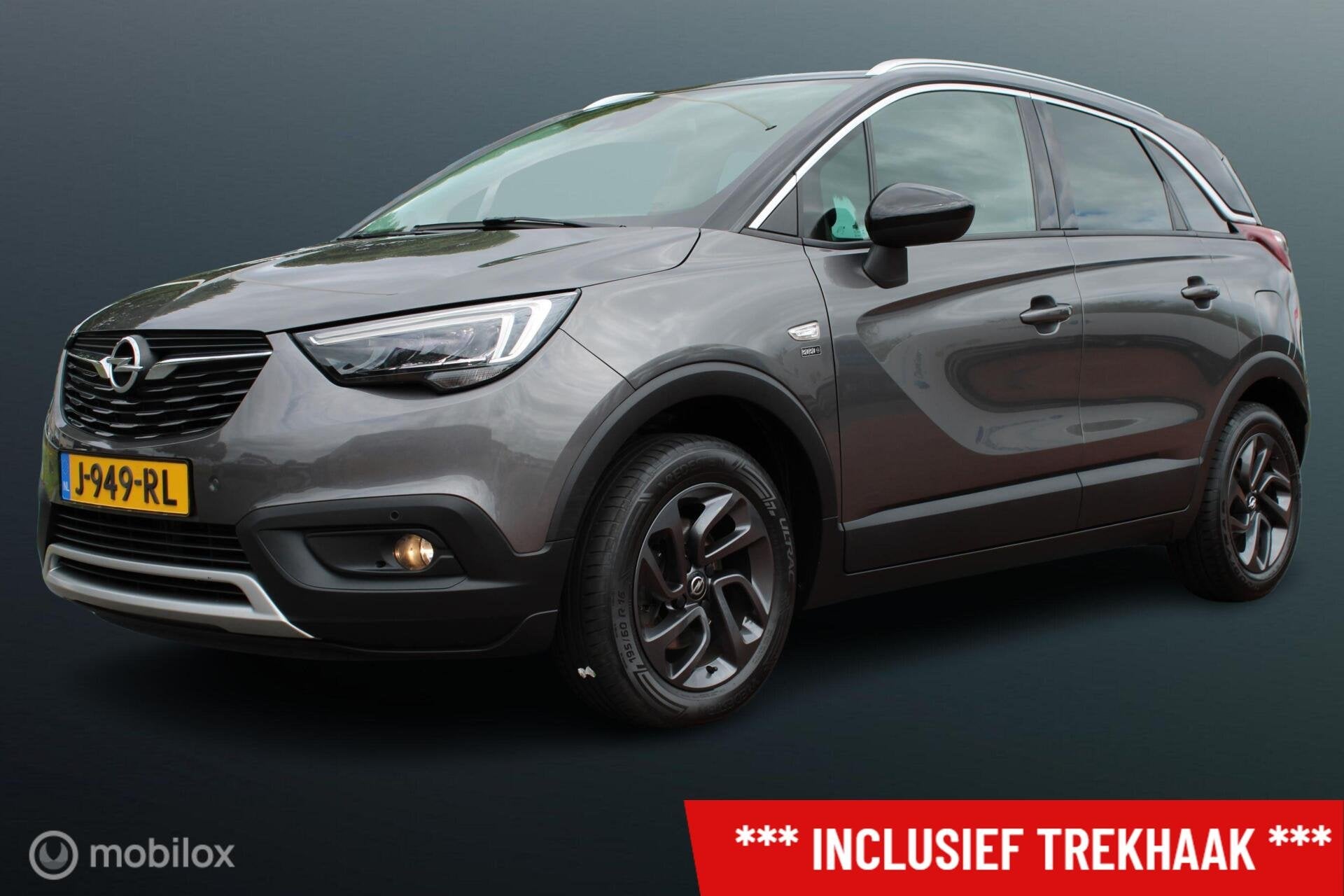 Opel Crossland X 1.2 Turbo 110 PK Edition 2020, Trekhaak, Zw, Auto's, Voorwielaandrijving, Gebruikt, 1199 cc, Automatische klimaatregeling