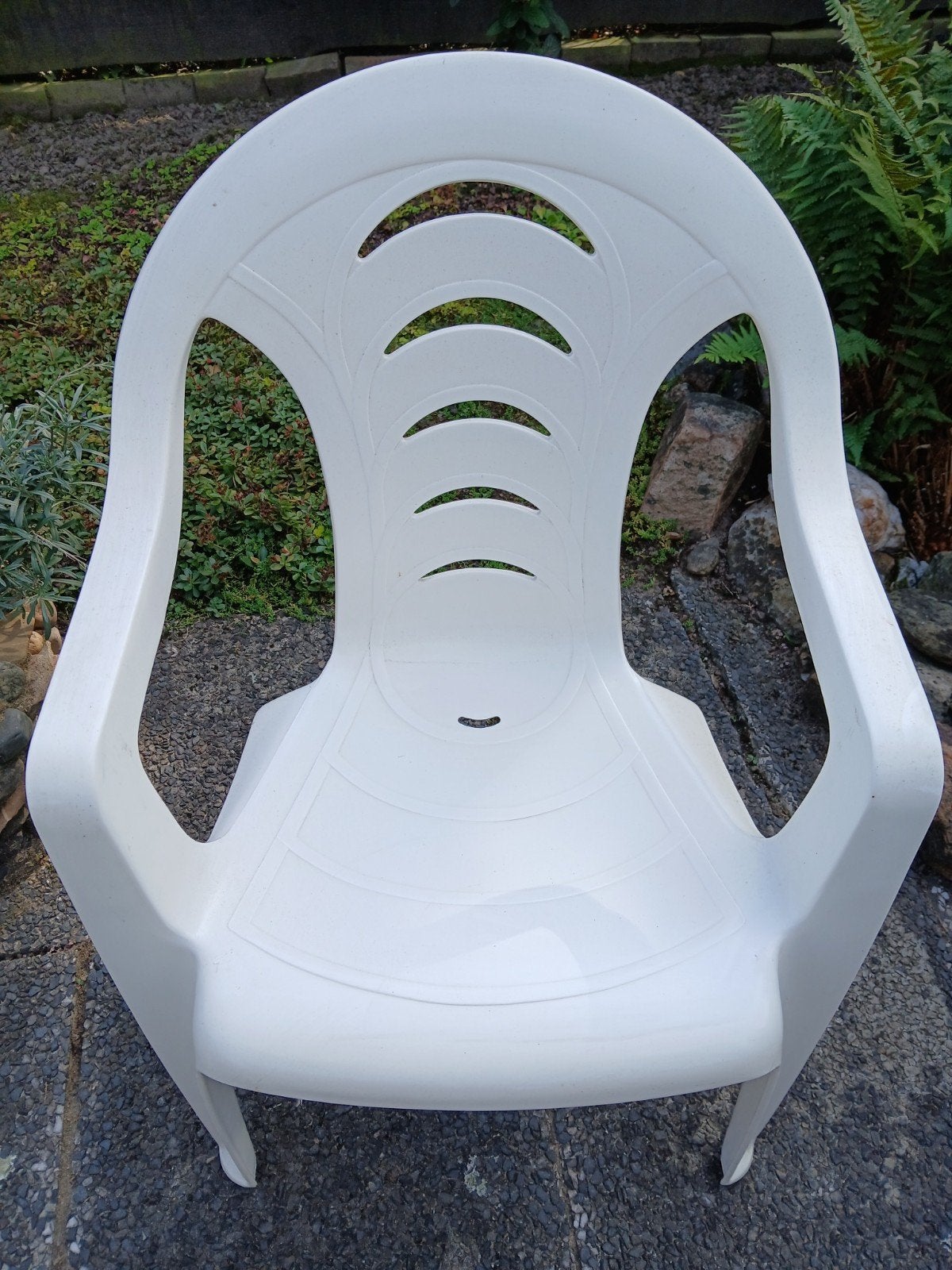 Tuin stoelen., Ophalen, Gebruikt, Kunststof, Stapelbaar