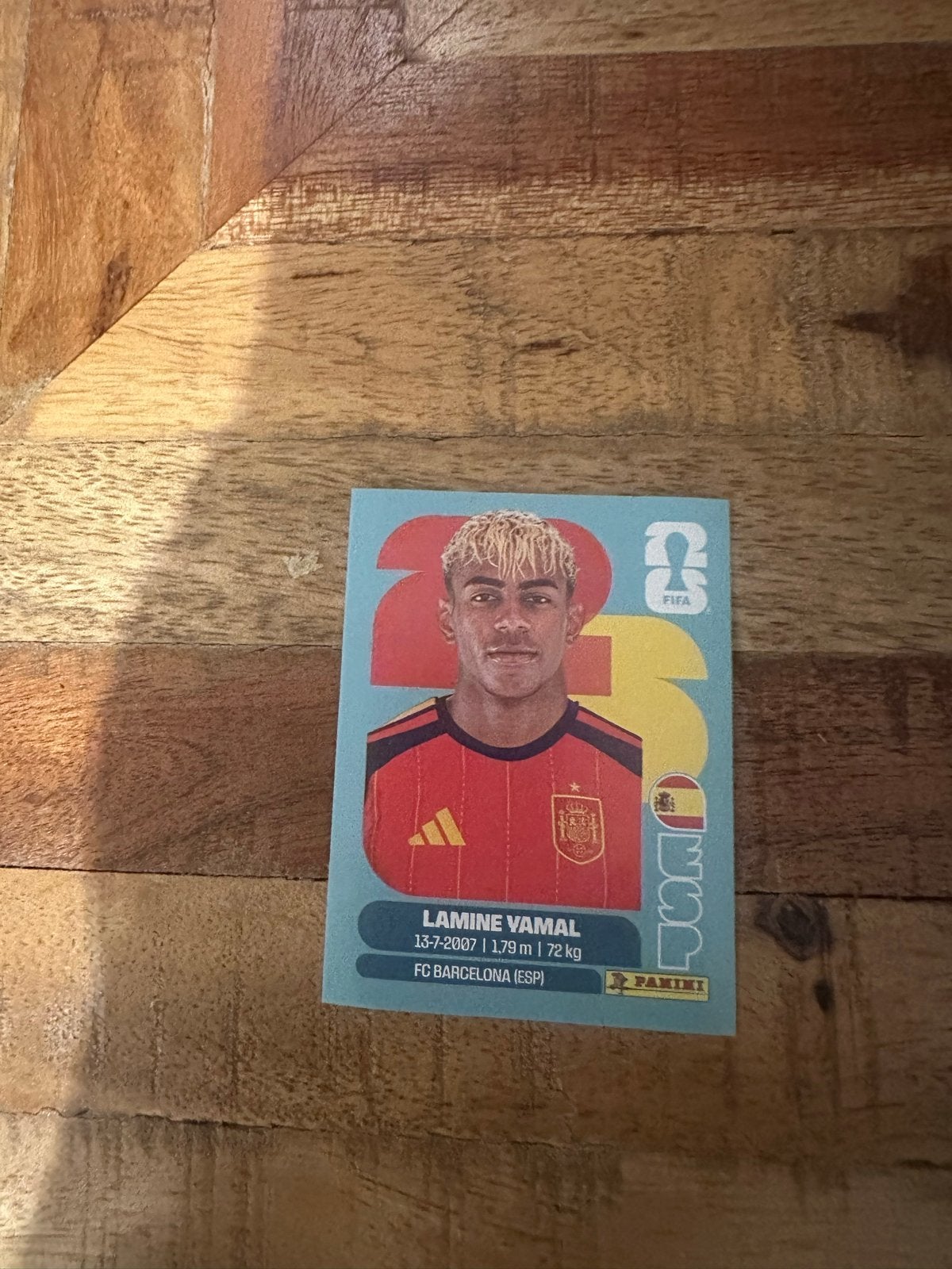 Lamine Yamal FIFA World Cup 2026 Panini Sticker, Ophalen, Zo goed als nieuw, Plaatje