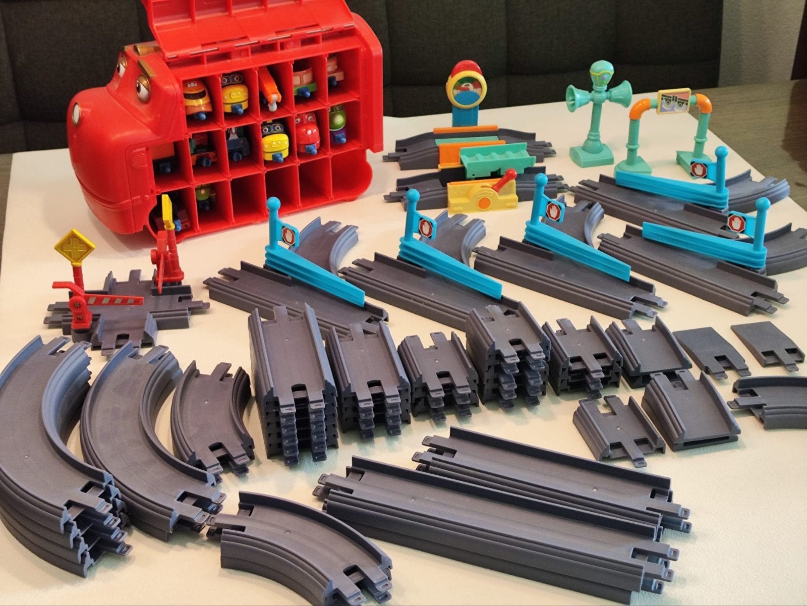 Chuggington Treinset met Opbergkoffer en Veel Treinen, Ophalen of Verzenden
