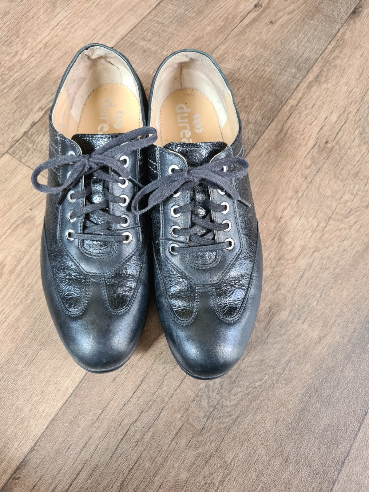 Durea zwarte veterschoenen - Maat 39, Durea, Zwart, Ophalen of Verzenden, Gedragen