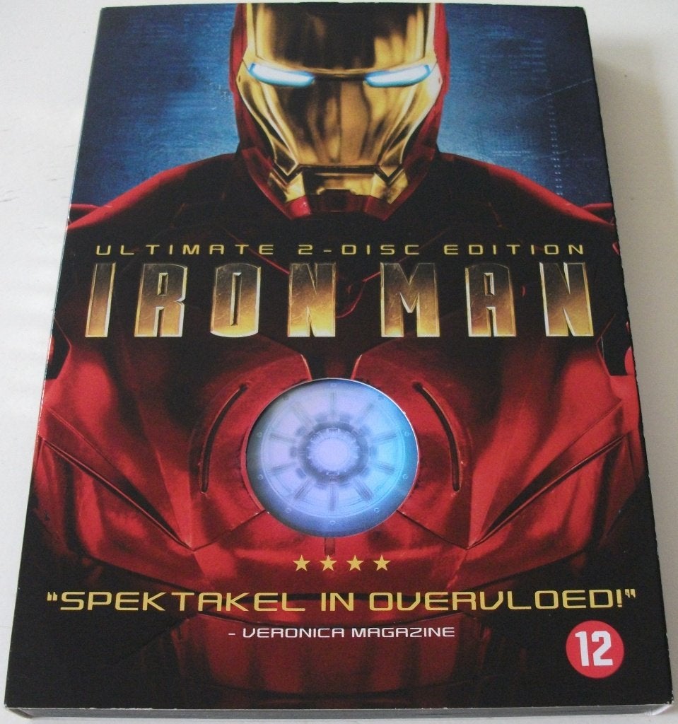 Dvd *** IRON MAN *** 2-Disc Boxset Ultimate Edition Marvel, Cd's en Dvd's, Dvd's | Actie, Zo goed als nieuw, Actie, Vanaf 12 jaar