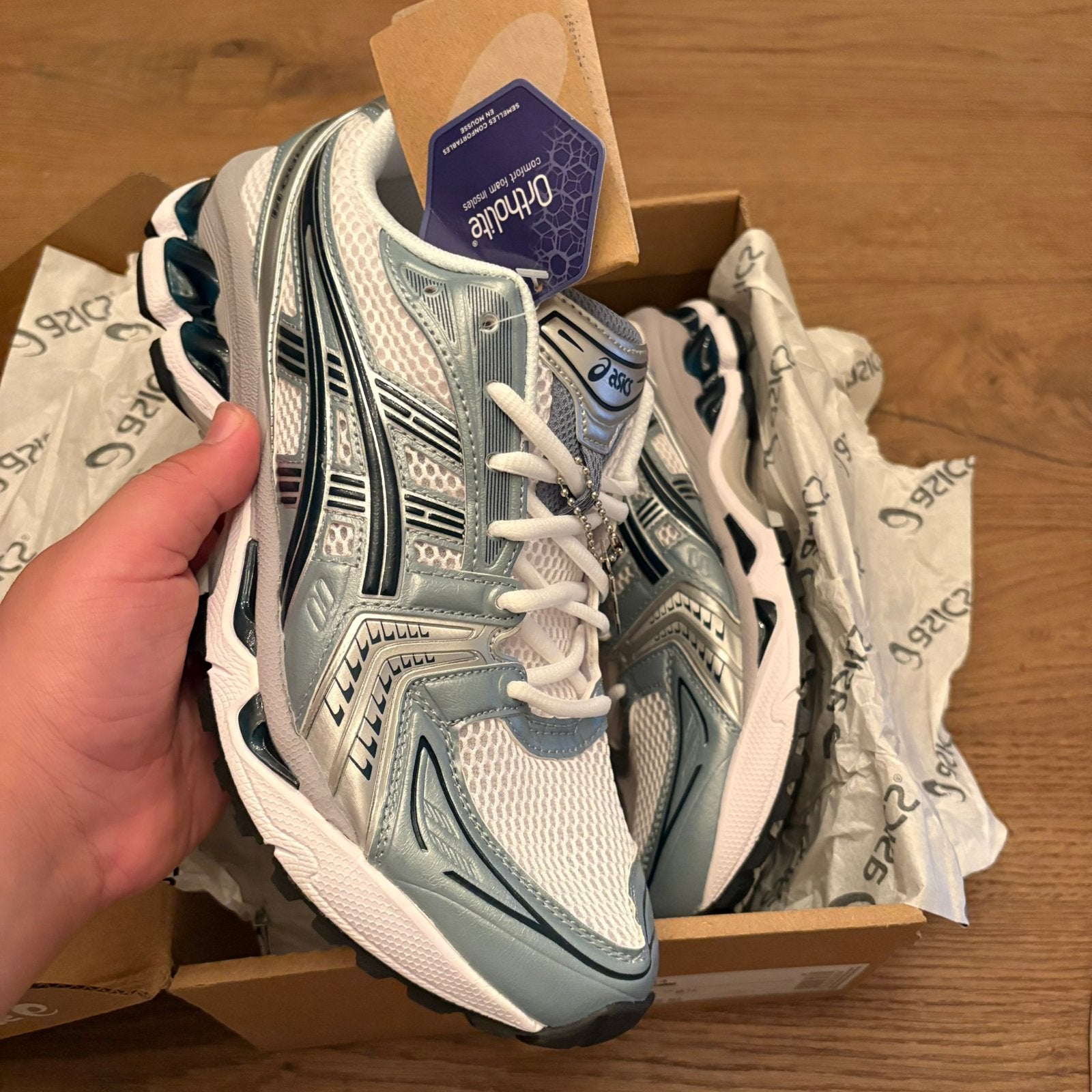 ASICS GEL-KAYANO, Blauw, Nieuw, Ophalen of Verzenden, Sneakers of Gympen