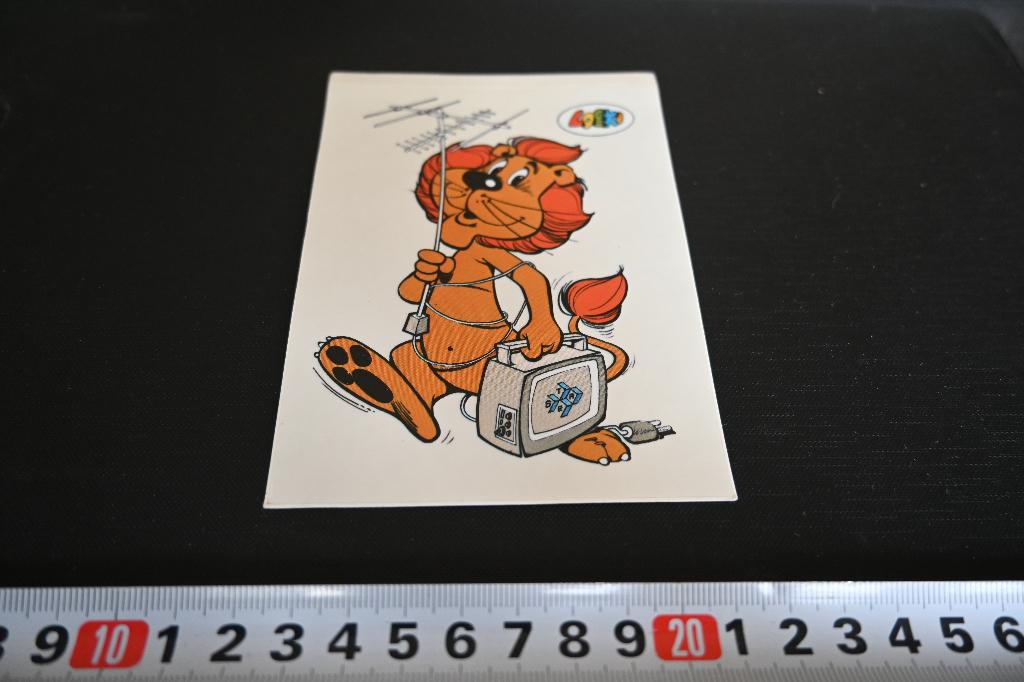 sticker transparant STER Loeki de Leeuw, Verzamelen, Ophalen, Zo goed als nieuw