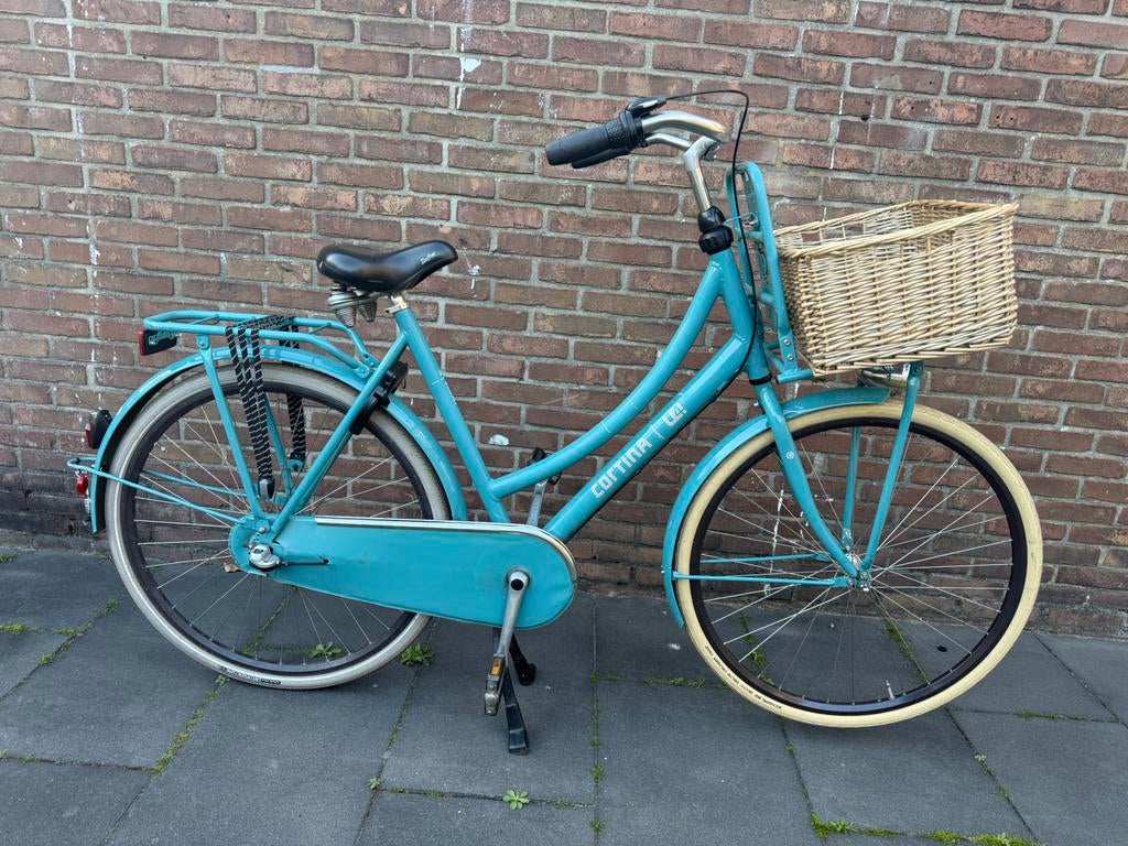 Cortina U1 met 3 versbellingen en fietsmand, Fietsen en Brommers, Fietsen | Dames | Omafietsen, 56 cm of meer, Ophalen of Verzenden