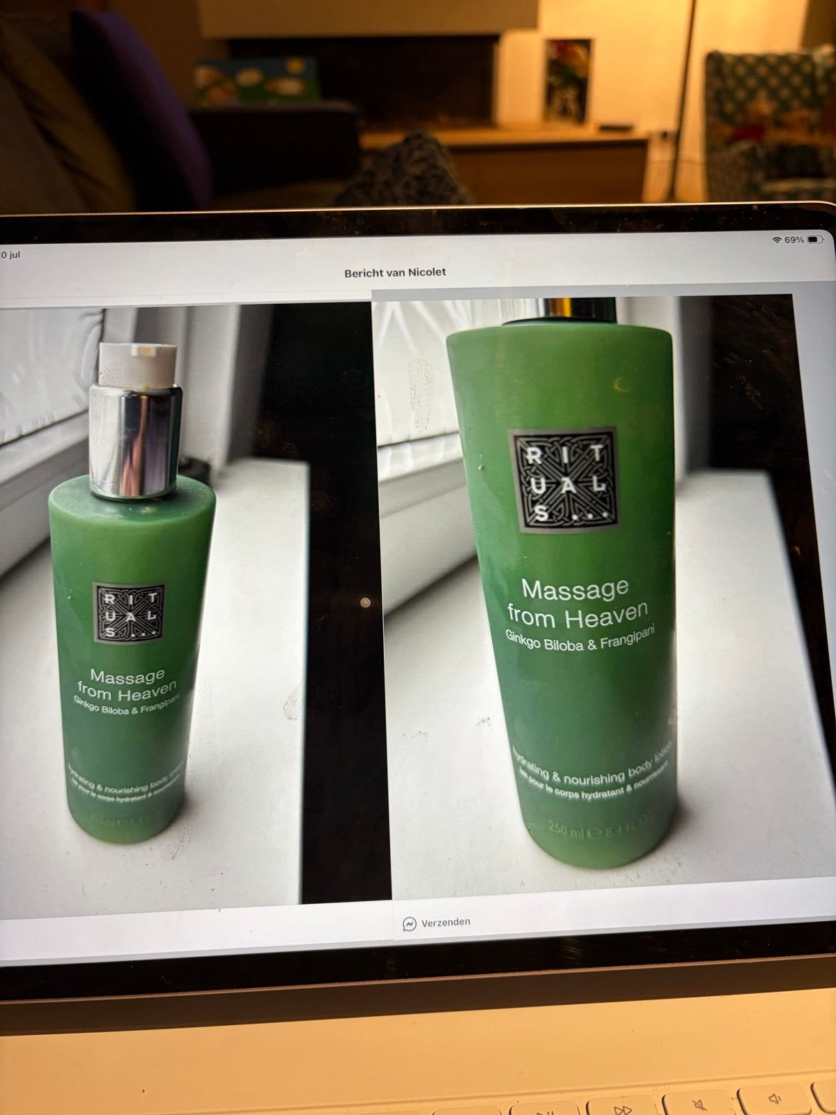 GEZOCHT Rituals Massage from Heaven Bodylotion, Ophalen of Verzenden, Nieuw, Bodylotion, Crème of Olie