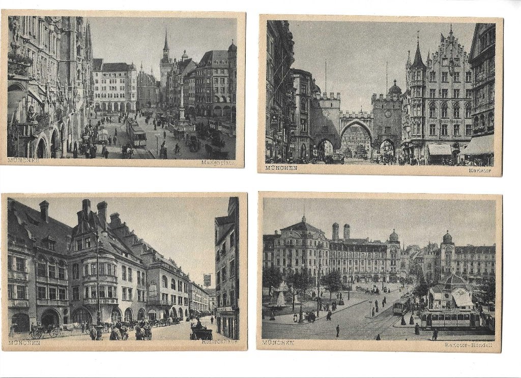 münchen  11x  1920  uitg postkartenhaus  goudstikkercoll., Verzamelen, Verzenden, Voor 1920, Ongelopen, Duitsland