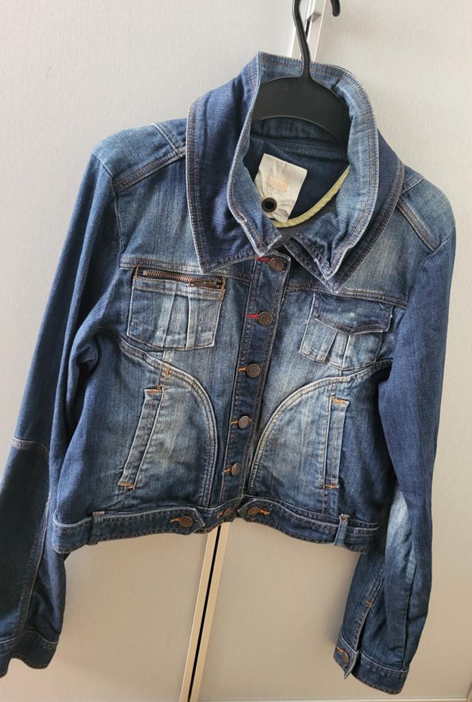 Stoer en lief tegelijk deze jeans collectorsitem van Object, Ophalen, Blauw, Zo goed als nieuw, Object